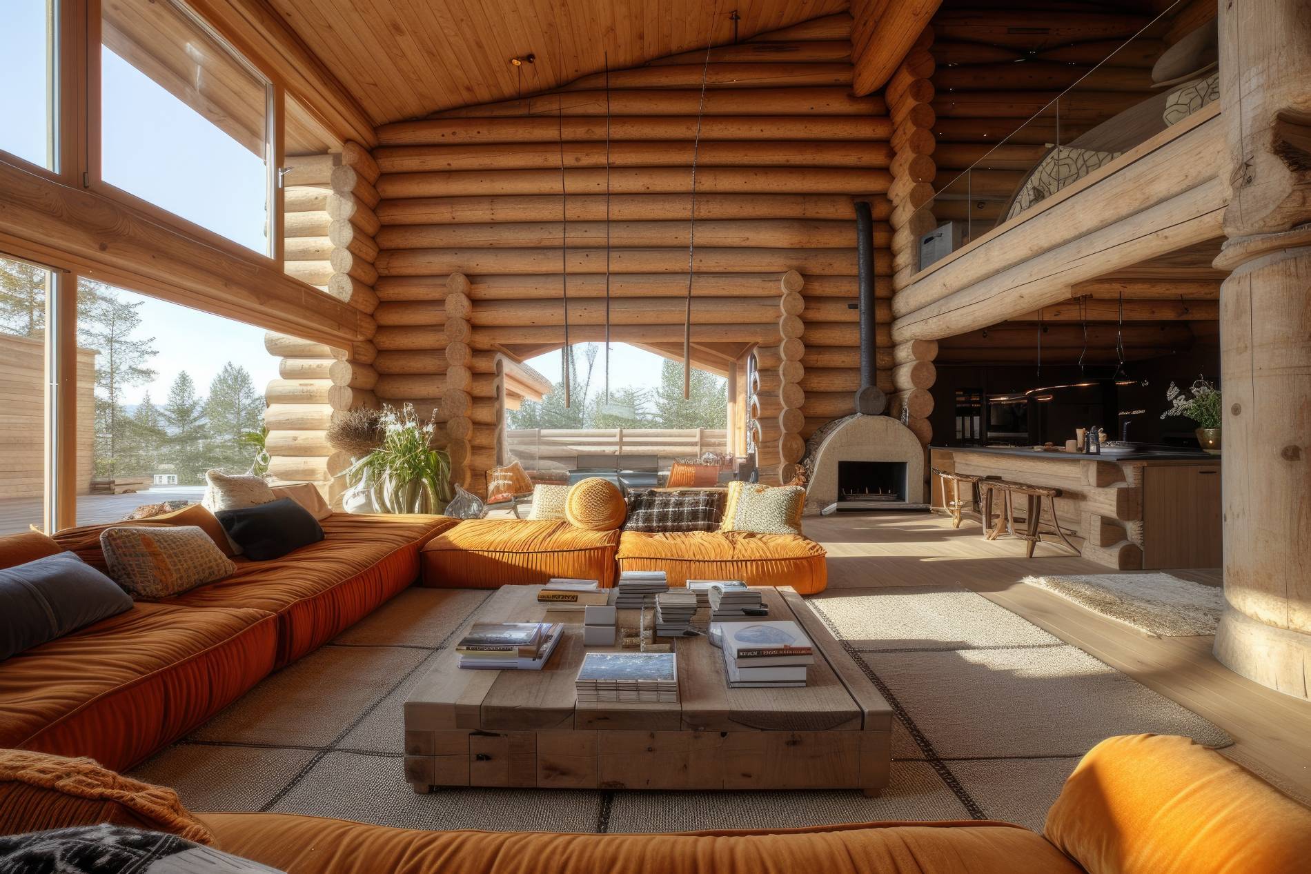 Menuiserie en bois pour chalet