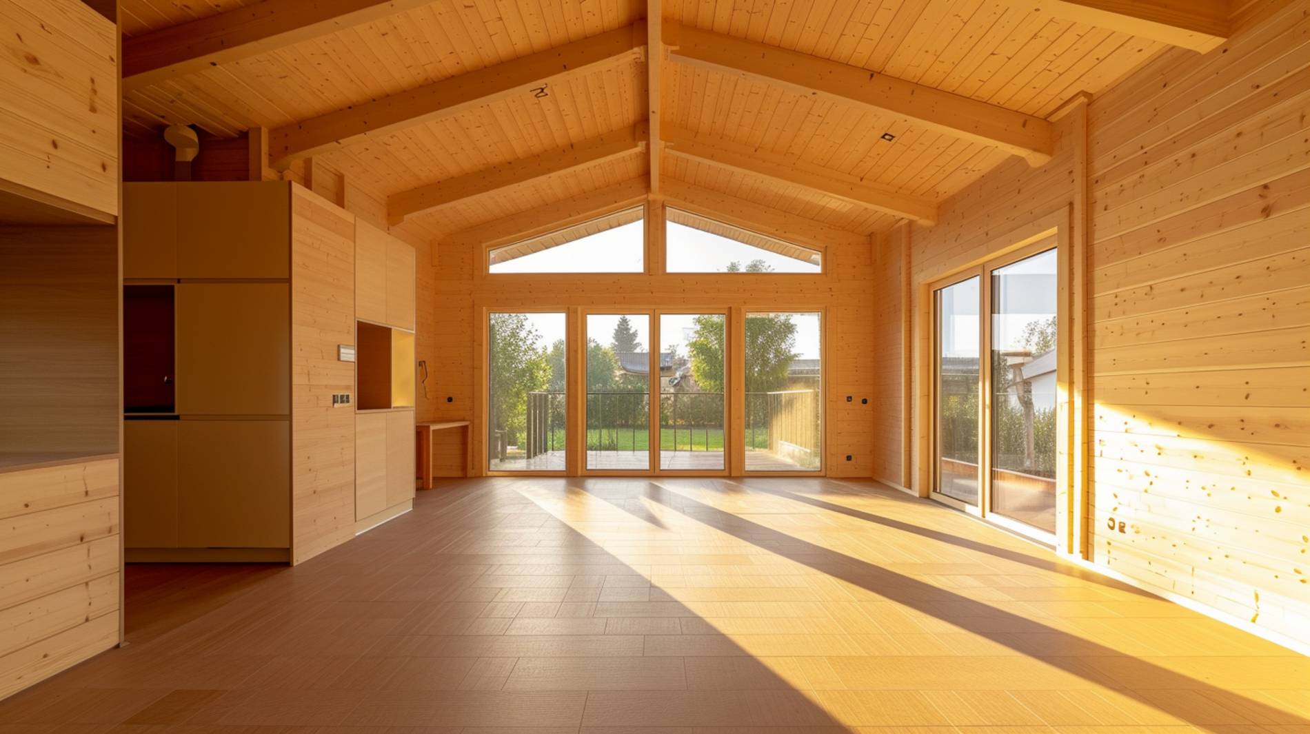 Rénovation intérieure de chalet en bois