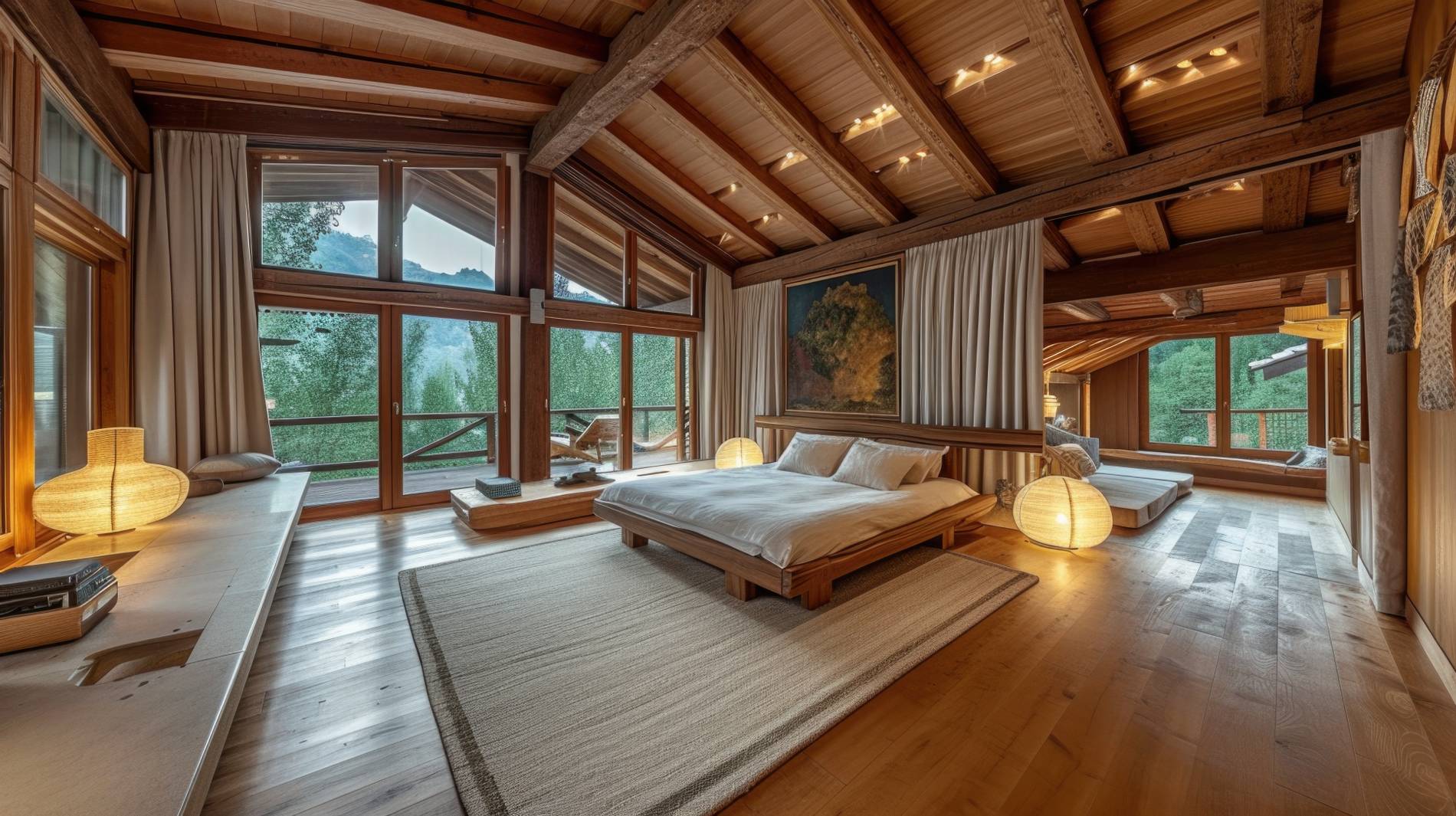 Menuiserie intérieure sur mesure pour chalet