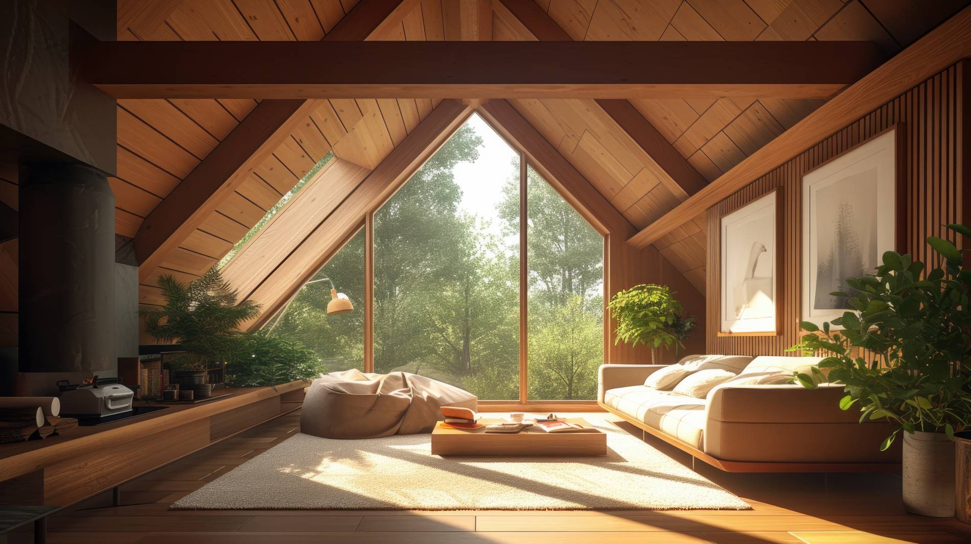 Aménagement intérieur de chalet
